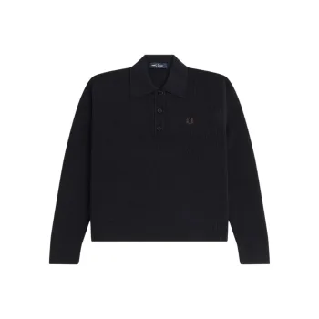 FRED PERRY FW24 Sweater Women's Black