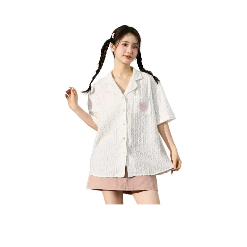 Tonlion Shirt Women's Raw White-0