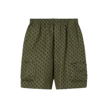 GUCCI SS25 Casual Shorts Men's Green