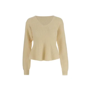 By Malene Birger Ribbed Knit Sweater