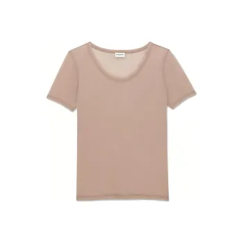 SAINT LAURENT T-Shirts Women's Pink