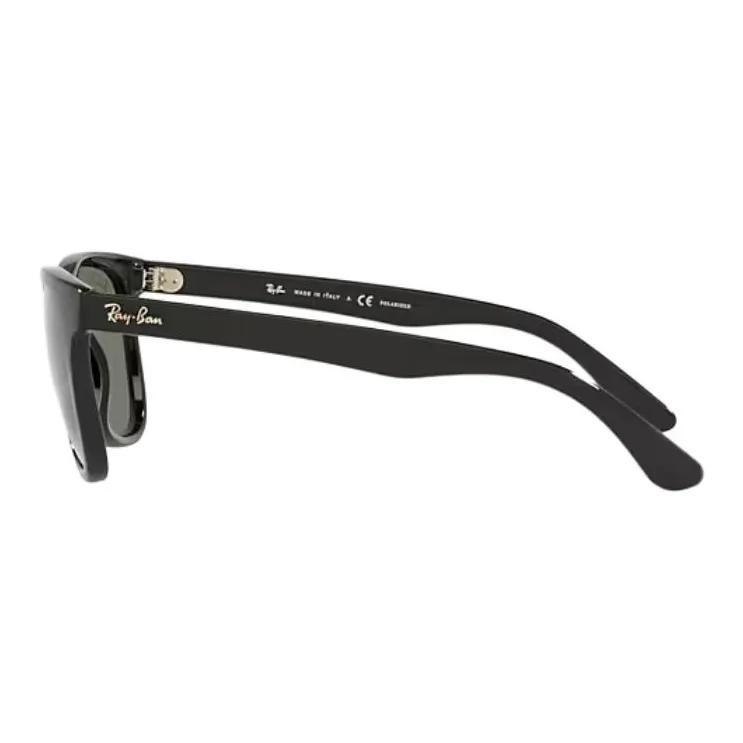 RayBan Nylon Oval Sunglasses Unisex Black-1