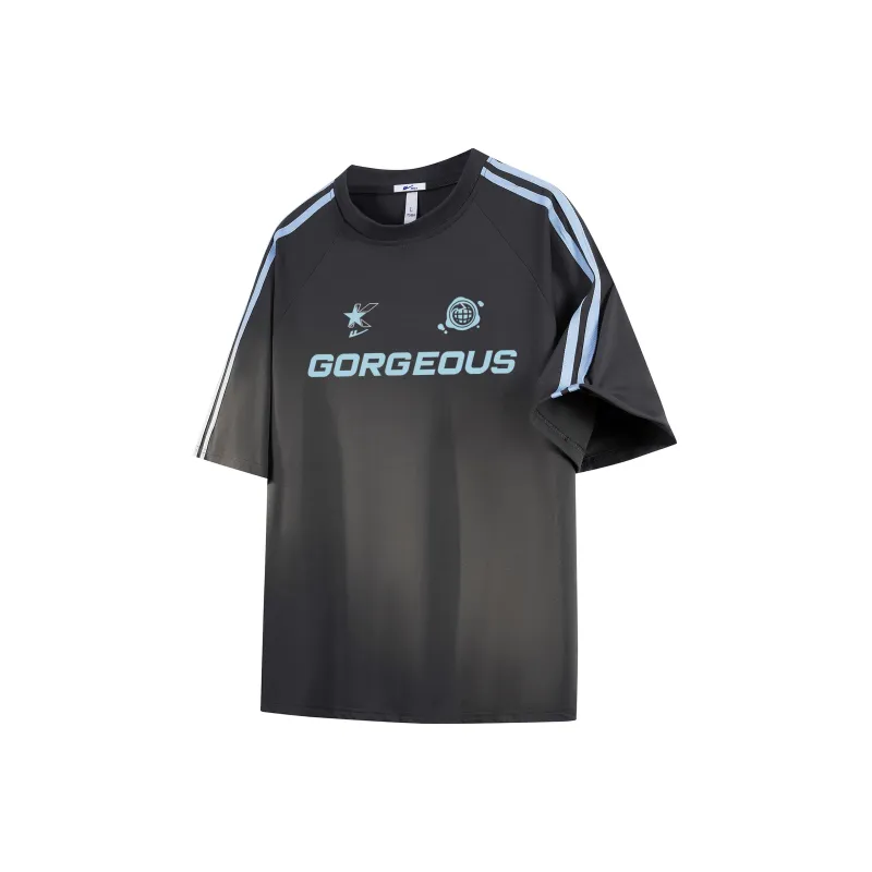 Warrior Huichao Riding The Wind Collection Drop Shoulder Sleeve T Shirt Women's-5