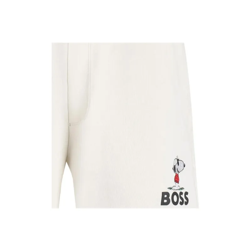 HUGO BOSS x PEANUTS Casual Shorts Unisex Ecru-4