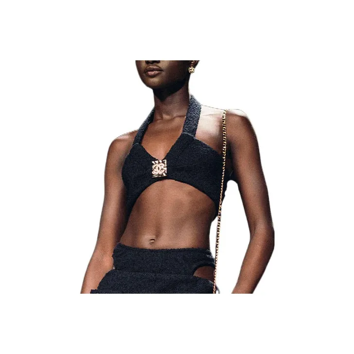 CHANEL Camisoles Women's Black-0