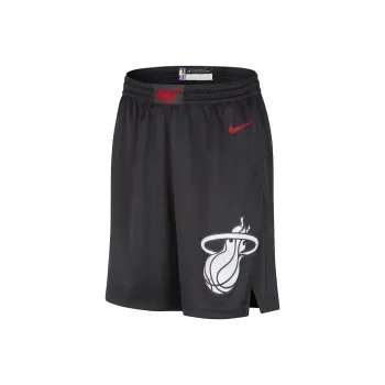 NBA Miami Heat Miami Heat Nike City Edition Swingman Basketball Shorts Men's Black