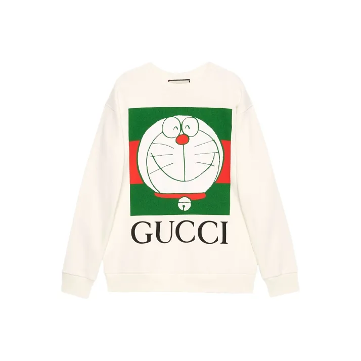 GUCCI Sweatshirt Women's Ivory White-0