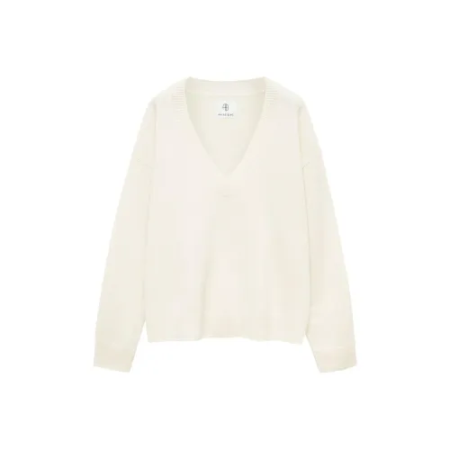 Anine Bing Lee Long Sleeved V Neck Jumper