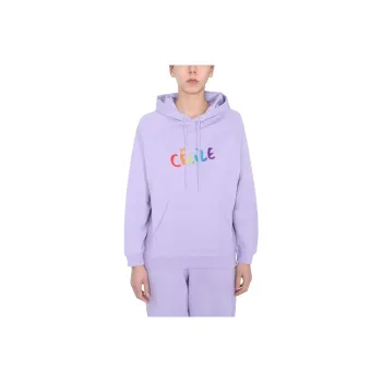 ETRE CECILE Être Cécile Logo Print Drawstring Hoodie