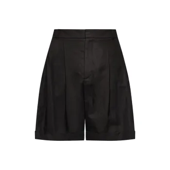 BALMAIN Pleated Tailored Shorts