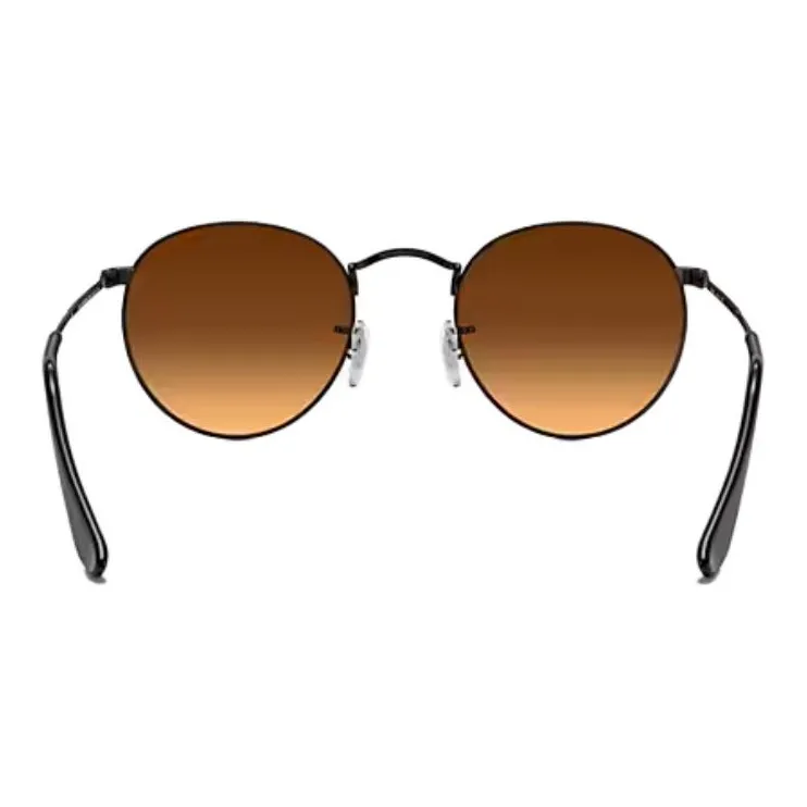 RayBan Metal Round Sunglasses Unisex Black-2