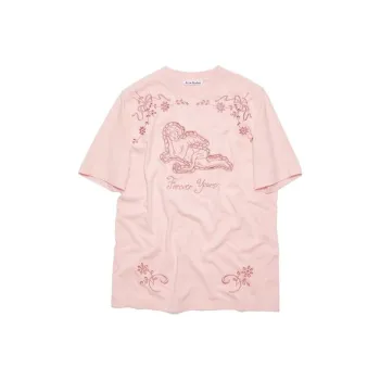 Acne Studios T Shirts Women's Light Pink
