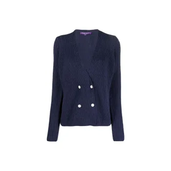 Ralph Lauren Collection Double Breasted V neck Cardigan