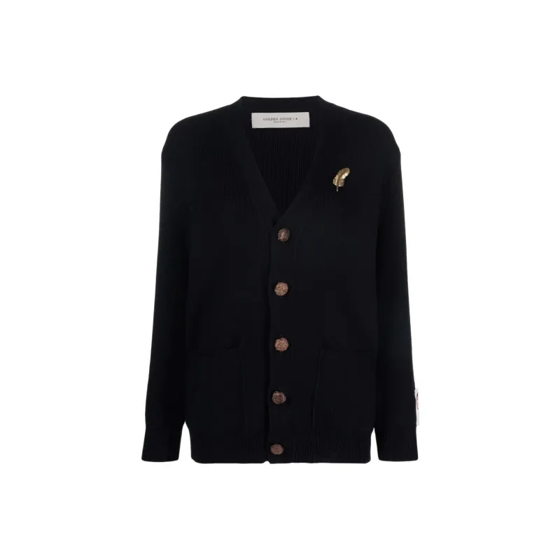 Golden Goose V-Neck Knitted Cardigan-0