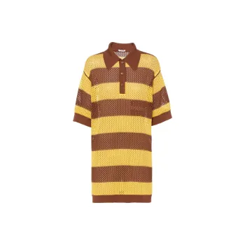 MIU MIU SS22 Polo Shirt Women's Yellow