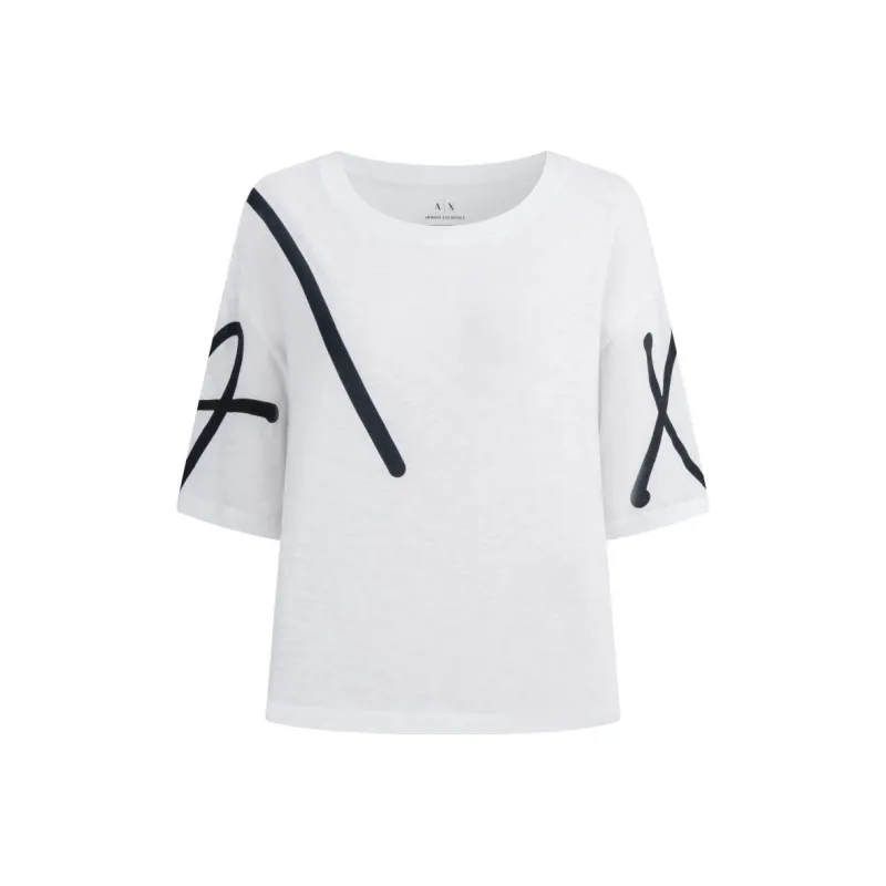 ARMANI EXCHANGE T Shirts Women's White-0