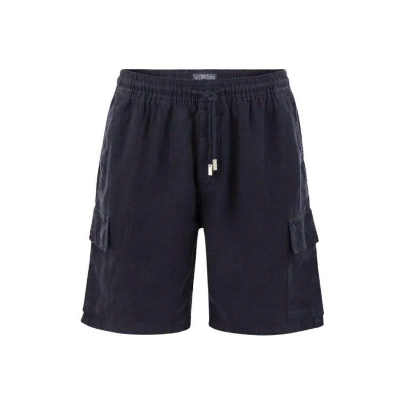 Vilebrequin Logo patch Linen Shorts-0