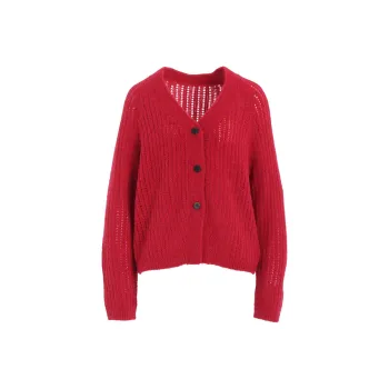 Yohji Yamamoto FW24 Sweater Women's Raspberry