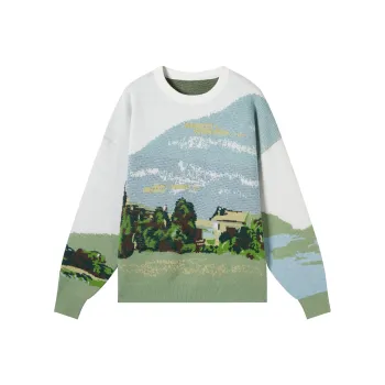 DIALOGUE Sweaters Women's Light Floral Green