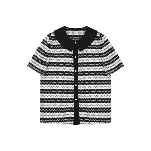 Still Quiet Shirt Women's Beige+Black
