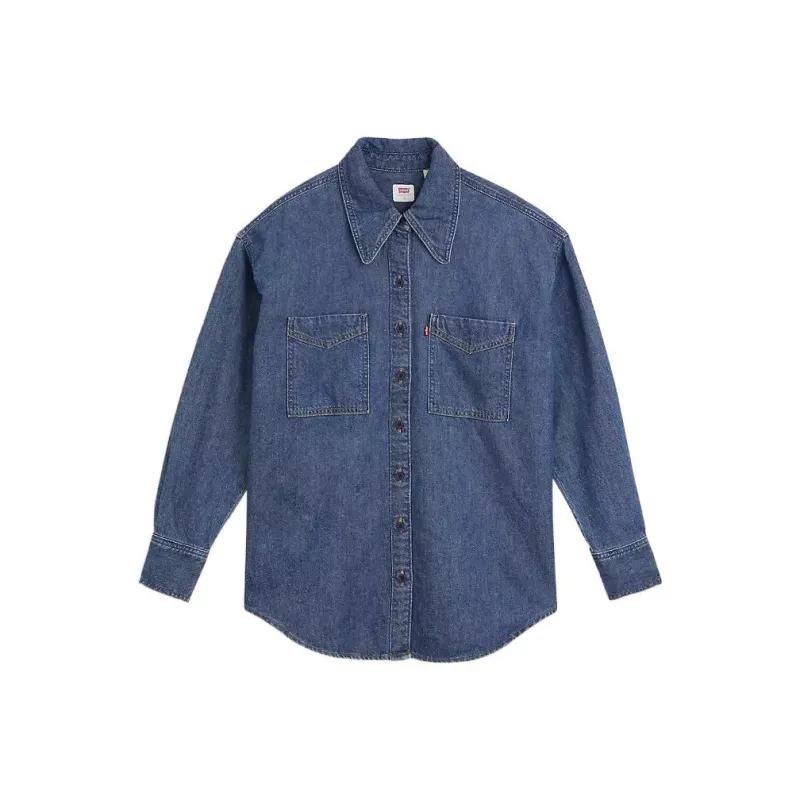 Levis Shirts Women's Blue-0
