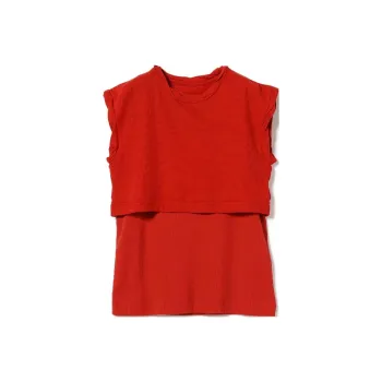Beams T Shirts Women's Red