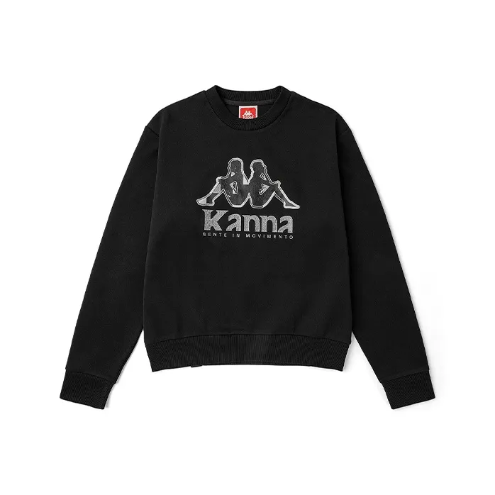 Kappa Crew Neck Sweatshirt Spring Autumn And Winter Women's-2