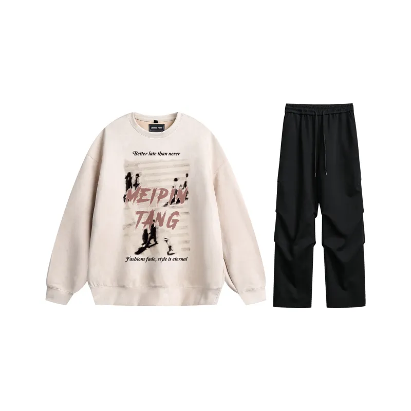 MEIPIN TANG Sweatshirt Set Unisex-33