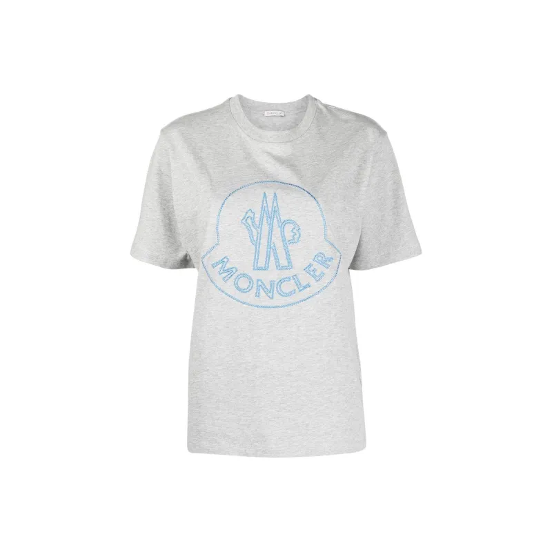Moncler T Shirts Women's Gray-0