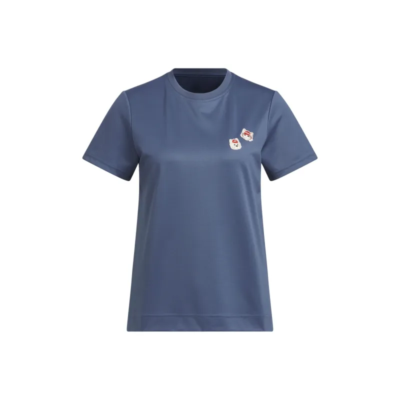 Adidas Regular T Shirt Women's Ink Blue-0