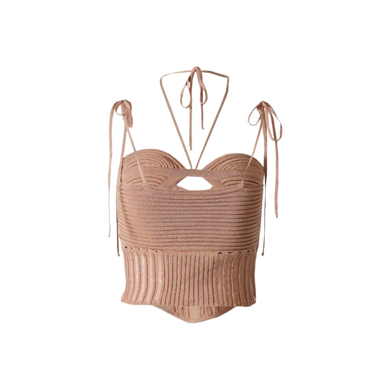 ANDREĀDAMO Cut out Tank Top-1