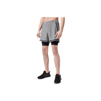 Lululemon Surge 6' *Bold Lines Casual Shorts Men's Asphalt Gray