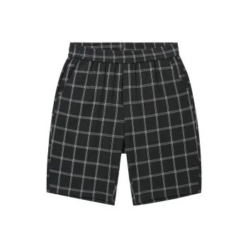 Pin Li Casual Shorts Men's Black