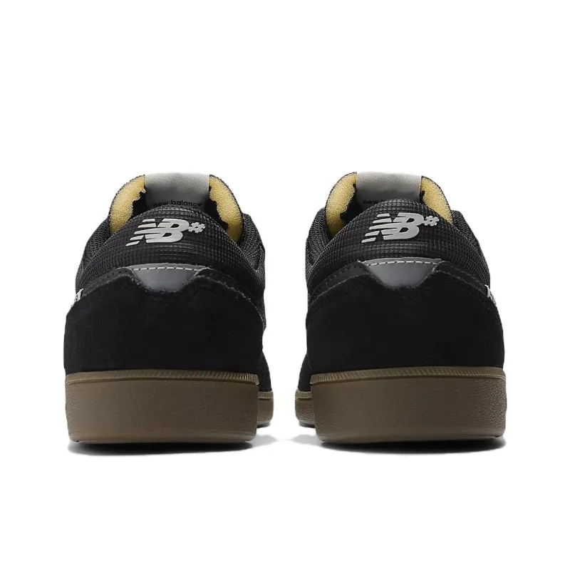 New Balance NB Numeric Brandon Westgate 508 Anti Slip Wear Resistant Low Top Skateboard Shoes Men's Black White-4