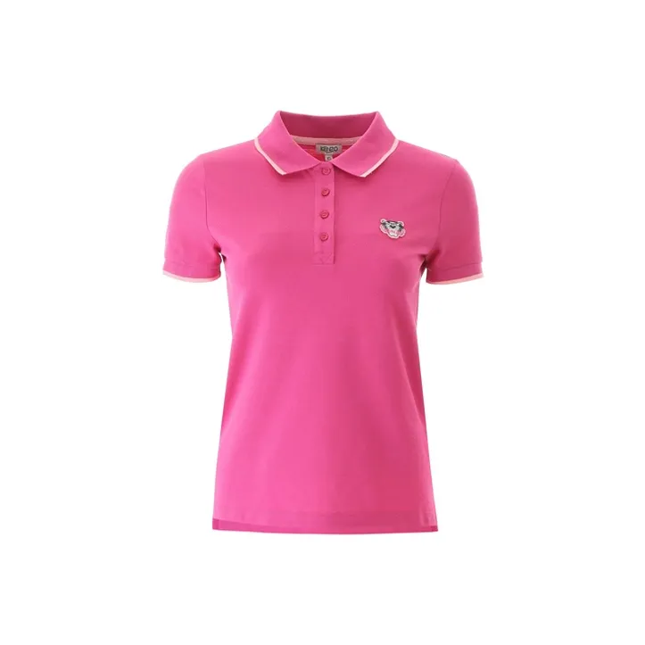 KENZO Polo Shirts Women's Rose Red-0