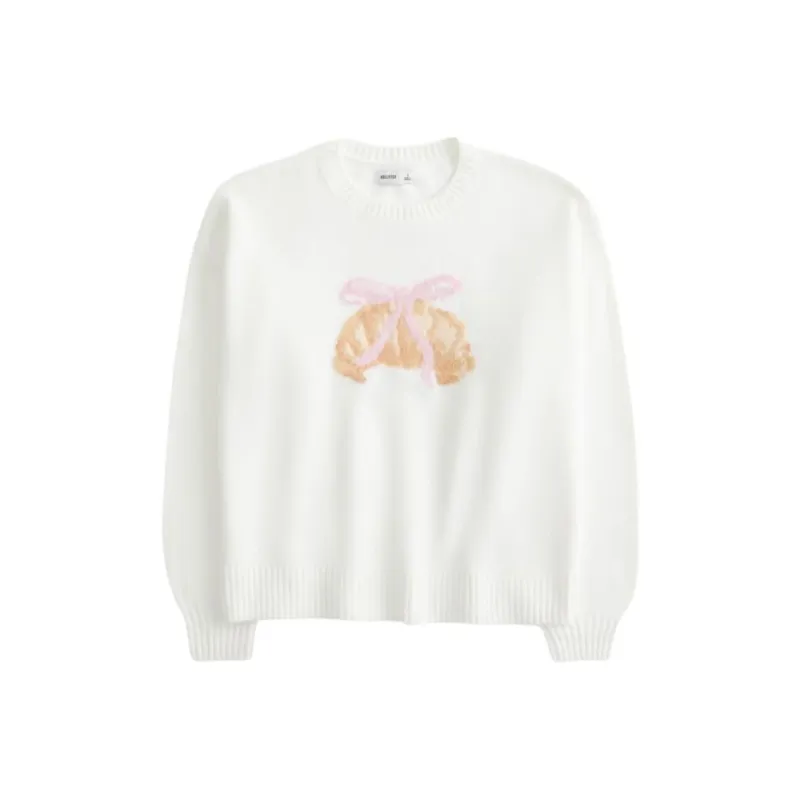 Hollister Sweater Women's Cloud White-0