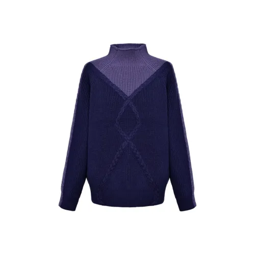 DIFFIE RIEGER Sweater Women's Mysterious Purple