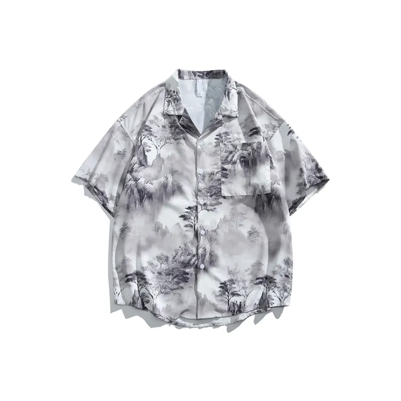 KRISTALIA Shirt Unisex Ink Wash Jungle-0