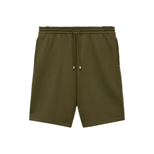 LOEWE Anagram SS25 Casual Shorts Men's Khaki Green