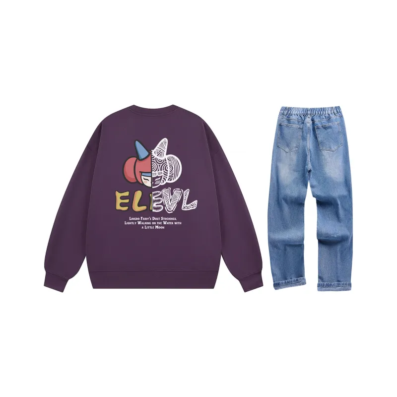 LEVEL Sweatshirt Sets Unisex-22