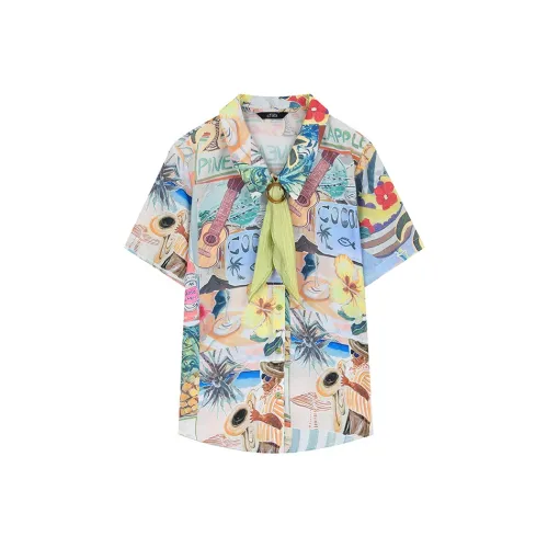 ELF SACK Shirts Women's Multicolor Orchard Vacation Palette