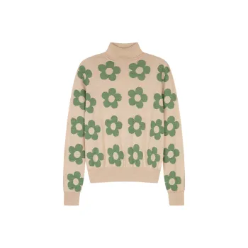 UOOYAA Sweaters Women's Khaki