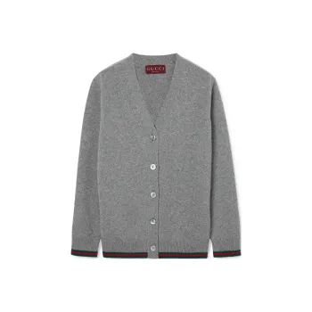 GUCCI Web Detailed Cardigan