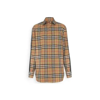 Burberry Shirt Women's Classical Style Yellow