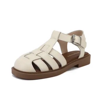 Lan Miao Roman Sandals Low Heel Women's