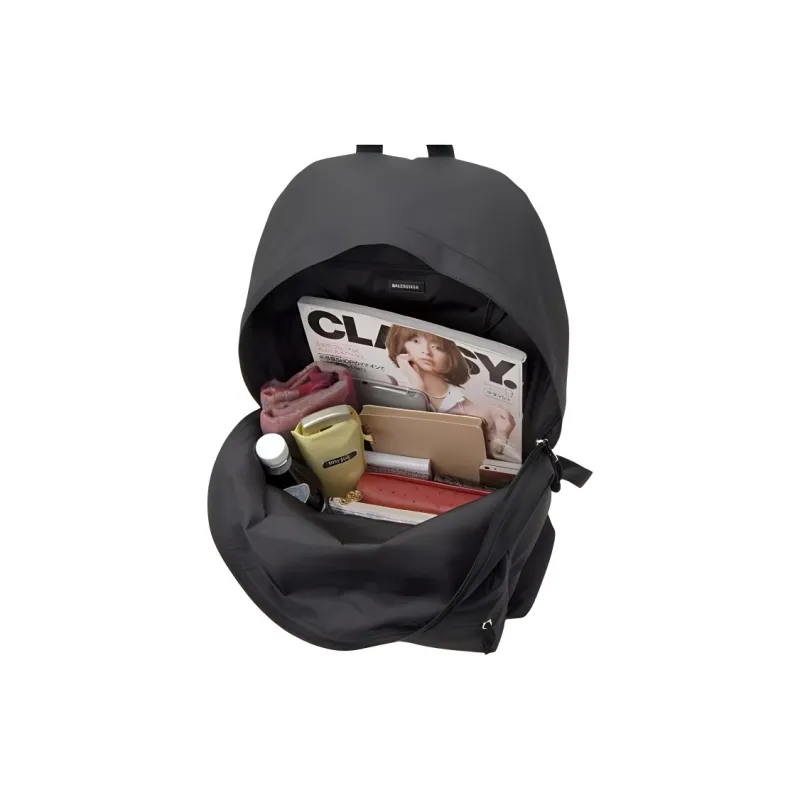 Balenciaga Polyester Backpack Men's Black-4