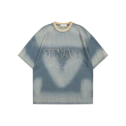 WAYHWEI Summer Regular T Shirt Unisex Blue