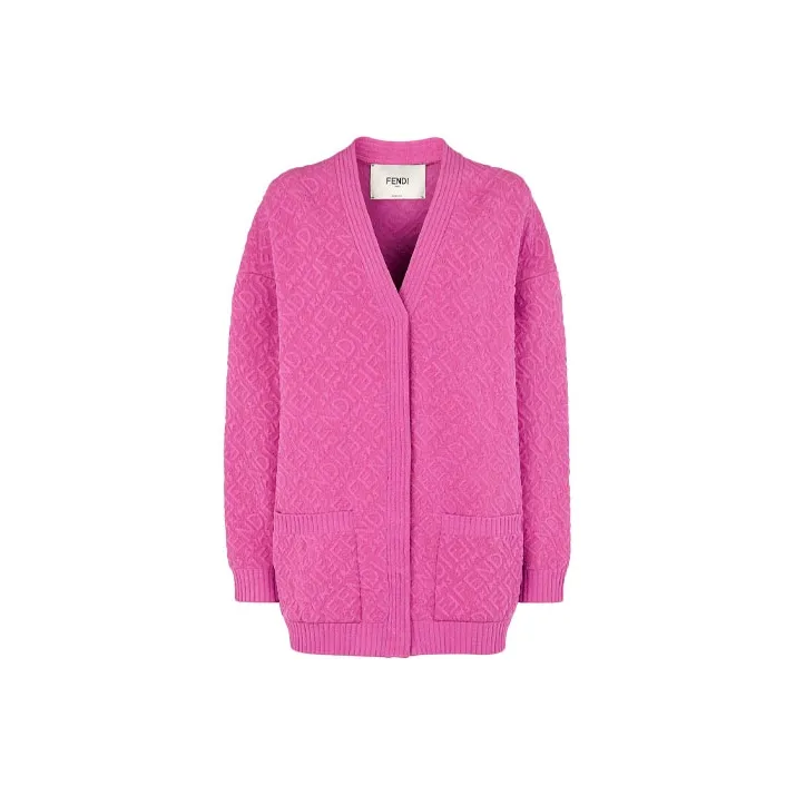 FENDI X Skims Embossed Cardigan Colorado-0