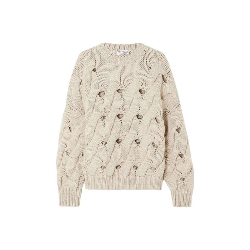 Brunello Cucinelli Sweater Women's Beige-0