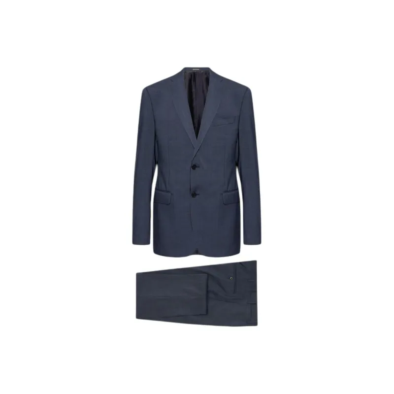 EMPORIO ARMANI Single-breasted Wool Blazer-0